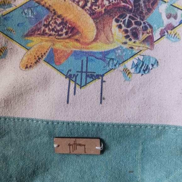 GUY HARVEY CANVAS CROSSBODY BAG - Picture 2 of 4